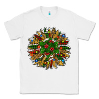 White Leopard Christmas Sunflower Classic Tee - RanaPortraitStore