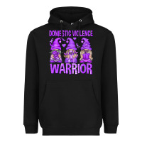 Black Domestic Violence Warrior Gnomes Heavyweight Hoodie - texasbilliewilder