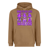 Toasted Coconut Domestic Violence Warrior Gnomes Heavyweight Hoodie - texasbilliewilder