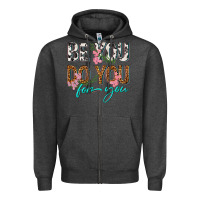Charcoal Heather be you do you for you Zipper Hoodie - texasbilliewilder