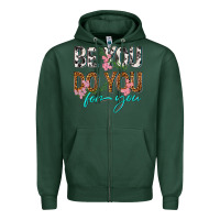Sports Green be you do you for you Zipper Hoodie - texasbilliewilder