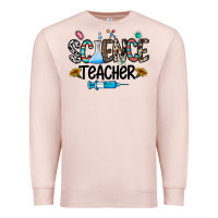 Pale Pink science teacher Premium Sweatshirt - CowhideDigitalArt