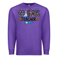 Purple science teacher Premium Sweatshirt - CowhideDigitalArt