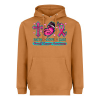 Meerkat Faith Hope Cure Breast Cancer Awareness Heavyweight Hoodie - texasbilliewilder