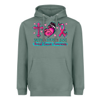 Sage Faith Hope Cure Breast Cancer Awareness Heavyweight Hoodie - texasbilliewilder