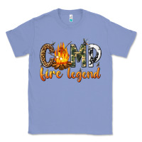 Colony Blue camp fire legend with fire Classic Tee - texasbilliewilder