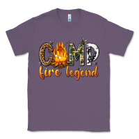 Lavender camp fire legend with fire Classic Tee - texasbilliewilder