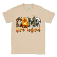 Mushroom camp fire legend with fire Classic Tee - texasbilliewilder
