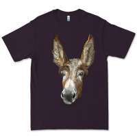 Plum american mammoth jackstock donkey  face Premium Tee - LillyAllenDesigns