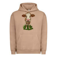 Pigment Burro simmental heifer Urban Hoodie - LillyAllenDesigns