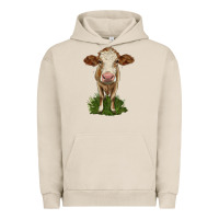 Pigment French Oak simmental heifer Urban Hoodie - LillyAllenDesigns