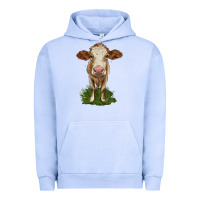 Pigment Grape Ice simmental heifer Urban Hoodie - LillyAllenDesigns