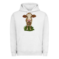 Pigment Lunar Rock simmental heifer Urban Hoodie - LillyAllenDesigns