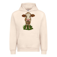 Sandshell simmental heifer Urban Hoodie - LillyAllenDesigns