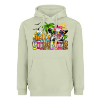 Matcha hello summer cow Heavyweight Hoodie - Zillion Design Studio