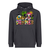 Smoke hello summer cow Heavyweight Hoodie - Zillion Design Studio