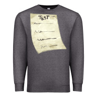 Charcoal Heather test sheet fa element Premium Sweatshirt - FaDigitalArtStudio