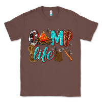 Chestnut camp life Classic Tee - texasbilliewilder