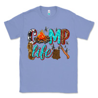 Colony Blue camp life Classic Tee - texasbilliewilder