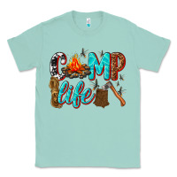 Seafoam camp life Classic Tee - texasbilliewilder