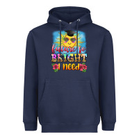 Navy future so bright i need Heavyweight Hoodie - Zillion Design Studio