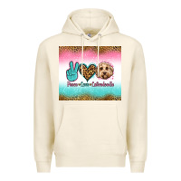 Tofu peace love labradoodle Premium Hoodie - Jasminsmagicworld