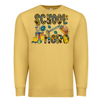 Antique Gold school hero Premium Sweatshirt - CowhideDigitalArt