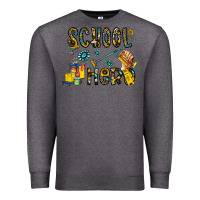 Charcoal Heather school hero Premium Sweatshirt - CowhideDigitalArt