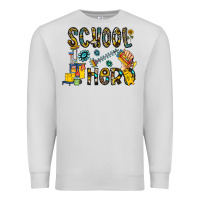 Dove Grey school hero Premium Sweatshirt - CowhideDigitalArt