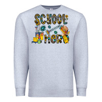 Heather Grey school hero Premium Sweatshirt - CowhideDigitalArt