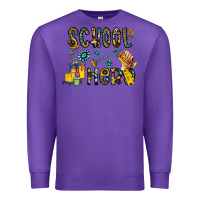 Purple school hero Premium Sweatshirt - CowhideDigitalArt
