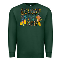 Sports Green school hero Premium Sweatshirt - CowhideDigitalArt
