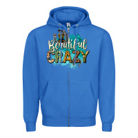 True Royal beautiful crazy Zipper Hoodie - texasbilliewilder