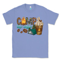 Colony Blue camp life coffee with coffee cup Classic Tee - texasbilliewilder