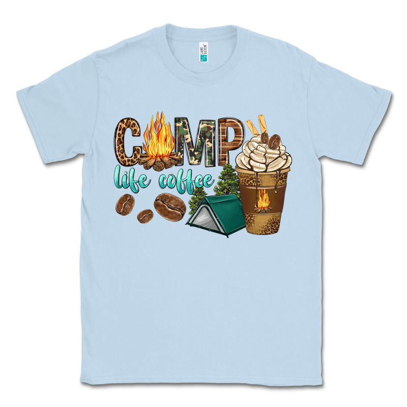 Camp Life Coffee With Coffee Cup Classic Tee by texasbilliewilder | Teevron