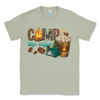 Matcha camp life coffee with coffee cup Classic Tee - texasbilliewilder