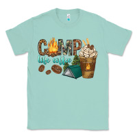 Seafoam camp life coffee with coffee cup Classic Tee - texasbilliewilder
