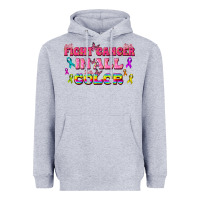 Heather Grey Fight Cancer In All Color Heavyweight Hoodie - texasbilliewilder