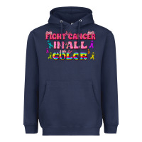 Navy Fight Cancer In All Color Heavyweight Hoodie - texasbilliewilder