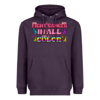 Plum Fight Cancer In All Color Heavyweight Hoodie - texasbilliewilder