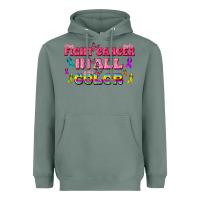 Sage Fight Cancer In All Color Heavyweight Hoodie - texasbilliewilder