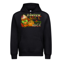 Black Pumpkin spice everything nice Urban Hoodie - NancyCooperArtShop