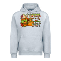 Heather Grey Pumpkin spice everything nice Urban Hoodie - NancyCooperArtShop