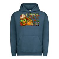 Pigment Midnight Navy Pumpkin spice everything nice Urban Hoodie - NancyCooperArtShop