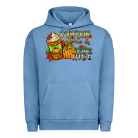 Pigment Pebble Blue Pumpkin spice everything nice Urban Hoodie - NancyCooperArtShop