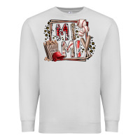 Dove Grey mimi baseball Premium Sweatshirt - RacoonDesign
