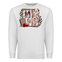 Oatmeal Heather mimi baseball Premium Sweatshirt - RacoonDesign