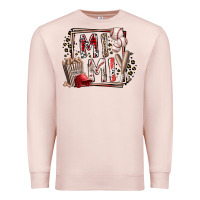 Pale Pink mimi baseball Premium Sweatshirt - RacoonDesign