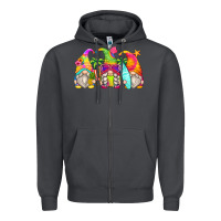 Smoke summer gnomes Zipper Hoodie - Zillion Design Studio