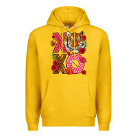 Lemon xoxo with tiger Premium Hoodie - NancyCooperArtShop
